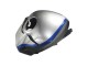 Carenagens Moto Yamaha YZF R3/R25 2022-2024 - Preto Fibra de Carbono Estilo Prata Azul