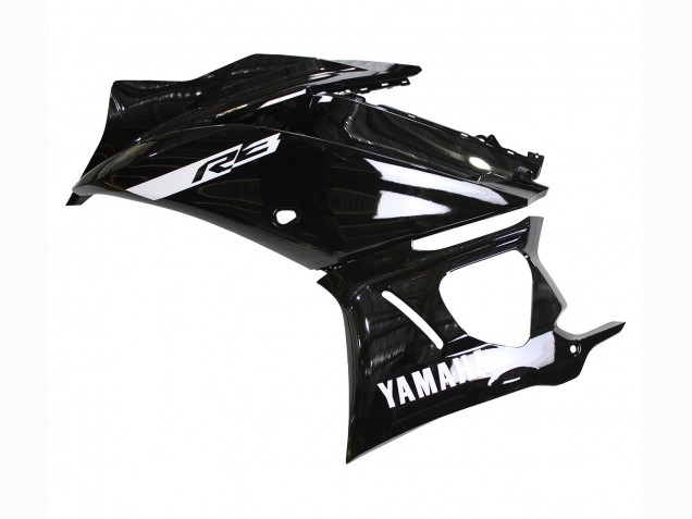 Carenagens Moto Yamaha YZF R3/R25 2022-2024 - Preto Brilhante