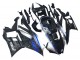 Carenagens Moto Yamaha YZF R3/R25 2022-2024 - Mármore Preto Prata Azul Forjado Fibra de Carbono Estilo