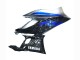 Carenagens Moto Yamaha YZF R3/R25 2022-2024 - Mármore Preto Prata Azul Forjado Fibra de Carbono Estilo