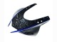 Carenagens Moto Yamaha YZF R3/R25 2022-2024 - Mármore Preto Prata Azul Forjado Fibra de Carbono Estilo