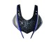 Carenagens Moto Yamaha YZF R3/R25 2022-2024 - Mármore Preto Prata Azul Forjado Fibra de Carbono Estilo