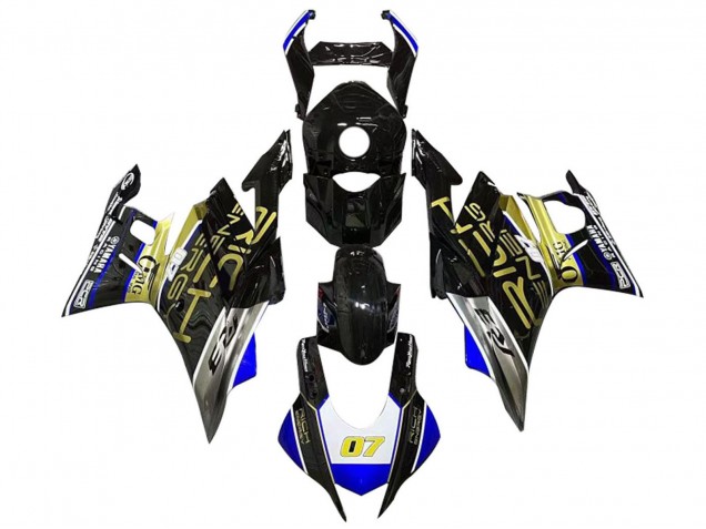 Carenagens Moto Yamaha YZF R3/R25 2022-2024 - Branco Azul Ouro Preto Brilhante