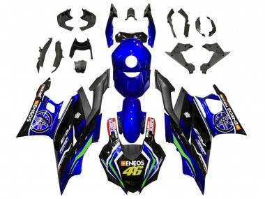 Carenagens Moto Yamaha YZF R3/R25 2022-2024 - Azul Verde Preto ENEOS 46
