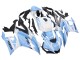 Carenagens Moto Yamaha YZF R3/R25 2022-2024 - Branco Azul Claro