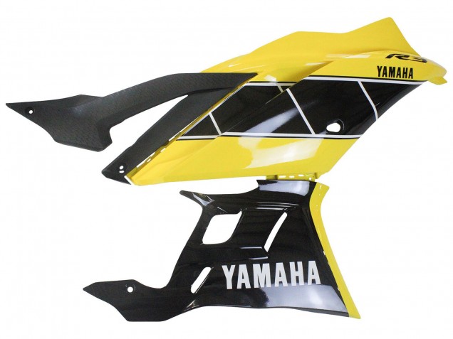 Carenagem Moto Yamaha YZF R3/R25 2022-2024 - Amarelo Preto