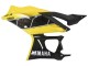 Carenagem Moto Yamaha YZF R3/R25 2022-2024 - Amarelo Preto