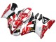 Carenagens Moto Yamaha YZF 1000 R1 1998-1999 - Vermelho Branco Preto Amarelo Monstro Milwaukee MAXXIS 11