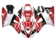 Carenagens Moto Yamaha YZF 1000 R1 1998-1999 - Vermelho Branco Preto Amarelo Monstro Milwaukee MAXXIS 11