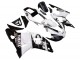 Carenagens Moto Yamaha YZF 1000 R1 1998-1999 - Branco Preto Brilhante