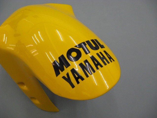 Carenagens Moto Yamaha YZF 1000 R1 2000-2001 - Branco Amarelo Azul Motul Camelo
