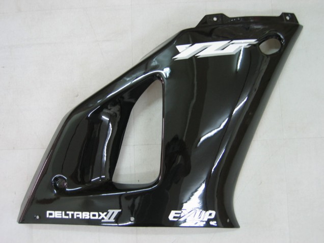 Carenagens Moto Yamaha YZF 1000 R1 2000-2001 - Preto Brilhante Branco Decal