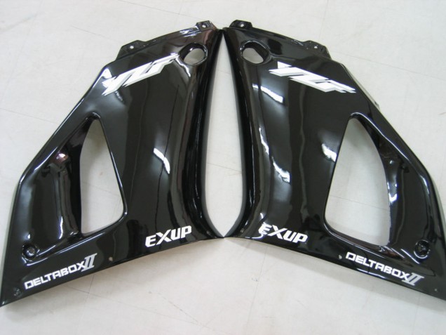 Carenagens Moto Yamaha YZF 1000 R1 2000-2001 - Preto Brilhante Branco Decal