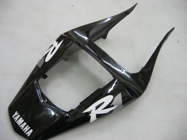 Carenagens Moto Yamaha YZF 1000 R1 2000-2001 - Preto Brilhante Branco Decal