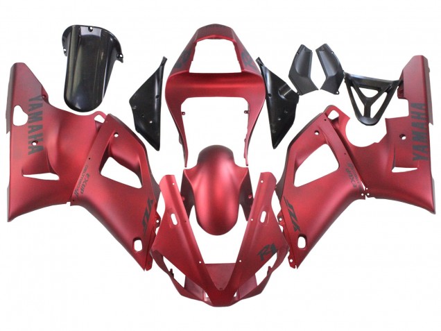Carenagens Moto Yamaha YZF 1000 R1 2000-2001 - Vermelho Fosco