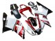 Carenagem Moto Yamaha YZF 1000 R1 2000-2001 - Vermelho Branco Preto Brilhante