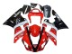 Carenagens Moto Yamaha YZF 1000 R1 2000-2001 - Vermelho Branco Preto Brilhante