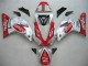 Carenagens Moto Yamaha YZF 1000 R1 2000-2001 - Prata Vermelho Fortuna Motul