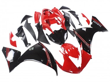 Carenagem Moto Yamaha YZF 1000 R1 2009-2011 - Vermelho Preto