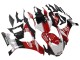 Carenagem Moto Yamaha YZF 1000 R1 2015-2019 - Branco Vermelho Preto Milwaukee