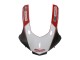 Carenagem Moto Yamaha YZF 1000 R1 2015-2019 - Branco Vermelho Preto Milwaukee