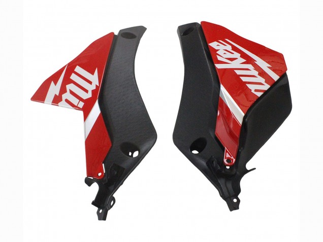Carenagem Moto Yamaha YZF 1000 R1 2015-2019 - Branco Vermelho Preto Milwaukee