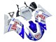 Carenagens Moto Yamaha YZF 600 R6 1998-2002 - Branco Azul Vermelho Fiat 99