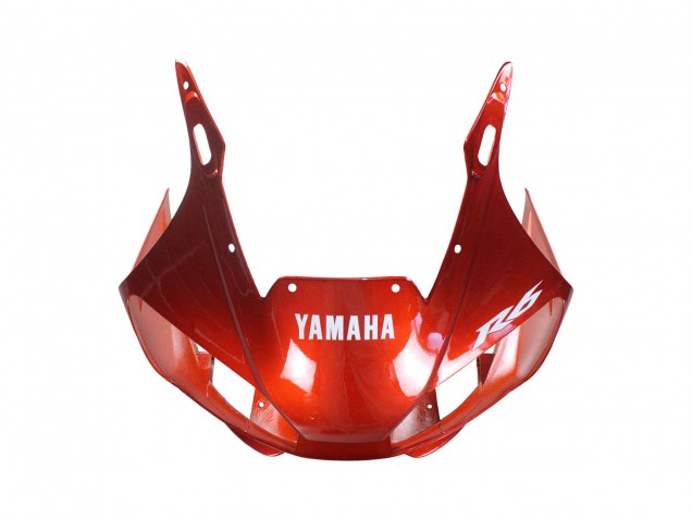 Carenagens Moto Yamaha YZF 600 R6 1998-2002 - Laranja Preto Fosco