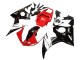 Carenagens Moto Yamaha YZF R6S 2006-2009 - Vermelho Branco Preto Brilhante