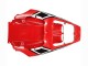 Carenagem Moto Yamaha YZF R6S 2006-2009 - Branco Vermelho Preto Brilhante