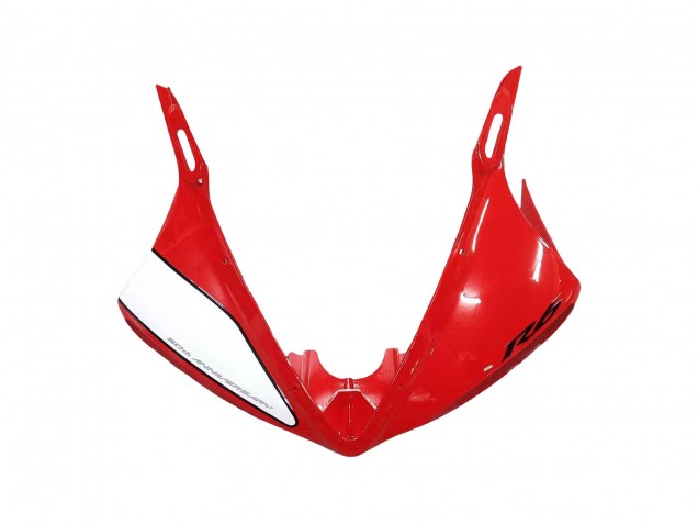 Carenagem Moto Yamaha YZF R6S 2006-2009 - Branco Vermelho Preto Brilhante