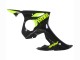 Carenagens Moto Yamaha YZF R6S 2006-2009 - Preto Brilhante Amarelo Néon