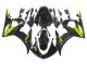 Carenagens Moto Yamaha YZF R6S 2006-2009 - Preto Brilhante Amarelo Néon