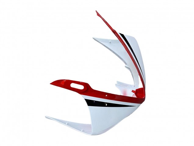 Carenagens Moto Yamaha YZF R6S 2006-2009 - Branco Vermelho Preto Brilhante