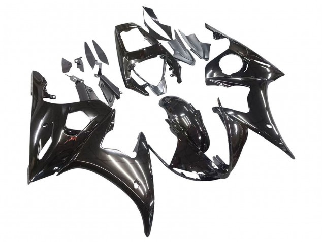 Carenagens Moto Yamaha YZF R6S 2006-2009 - Preto Brilhante