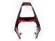 Carenagens Moto Yamaha YZF 600 R6 2005 - Preto Fosco Vermelho Geometric