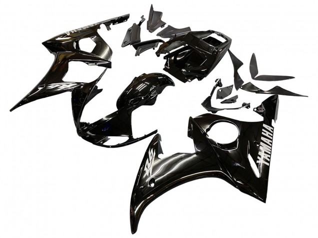 Carenagens Moto Yamaha YZF 600 R6 2005 - Preto Brilhante
