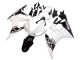 Carenagens Moto Yamaha YZF 600 R6 2005 - Branco Preto