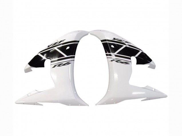 Carenagens Moto Yamaha YZF 600 R6 2005 - Branco Preto