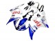 Carenagens Moto Yamaha YZF 600 R6 2005 - Branco Azul Dunlop Fiat Motul