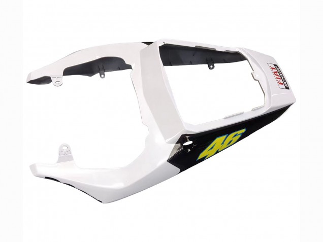Carenagens Moto Yamaha YZF 600 R6 2005 - Branco Azul Dunlop Fiat Motul