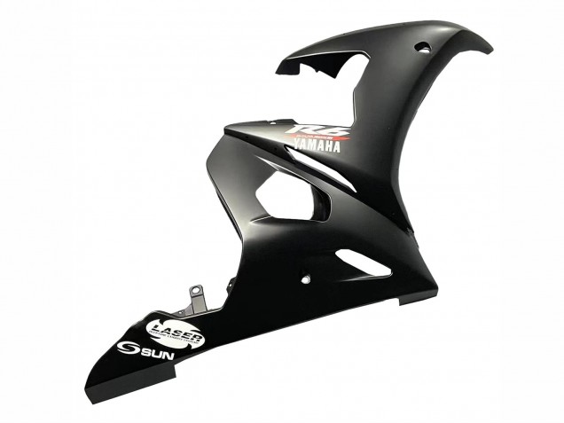 Carenagem Moto Yamaha YZF 600 R6 2005 - Preto Fosco Vermelho