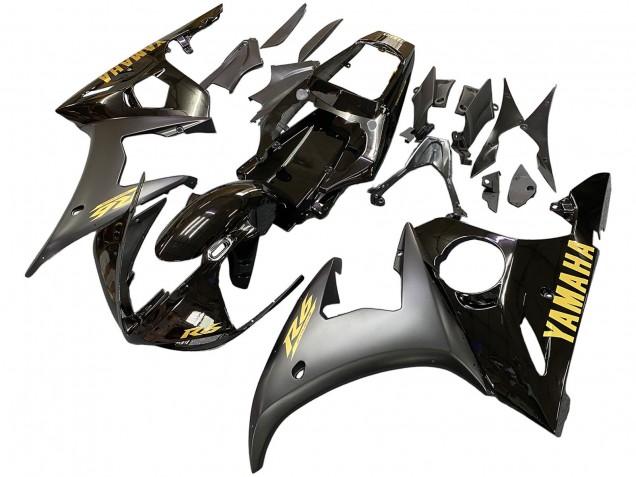 Carenagem Moto Yamaha YZF 600 R6 2005 - Preto Ouro