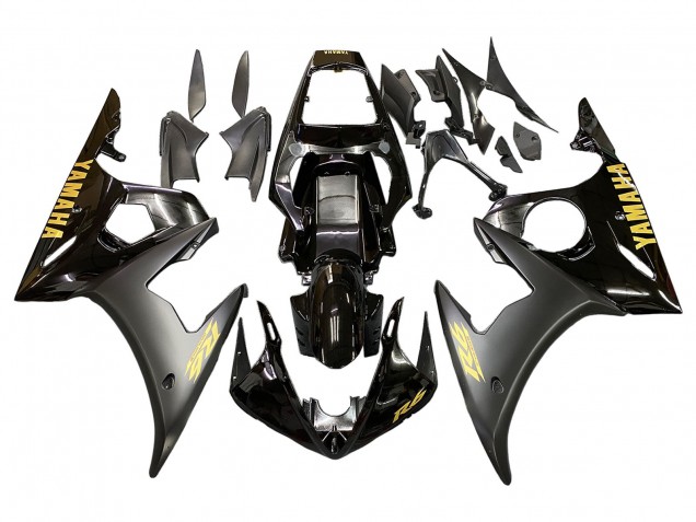 Carenagem Moto Yamaha YZF 600 R6 2005 - Preto Ouro