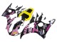 Carenagens Moto Yamaha YZF 600 R6 2005 - Preto Rosa Amarelo Repsol 46