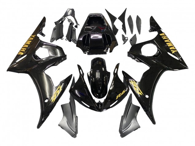 Carenagens Moto Yamaha YZF 600 R6 2005 - Preto Ouro