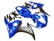 Carenagens Moto Yamaha YZF 600 R6 2005 - Azul Preto Fosco