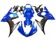 Carenagens Moto Yamaha YZF 600 R6 2005 - Azul Preto Fosco