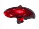 Kits Carenagem Moto Yamaha YZF 600 R6 2005 - Vermelho Preto Fosco