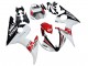 Carenagens Moto Yamaha YZF 600 R6 2005 - Branco Preto Vermelho Motul